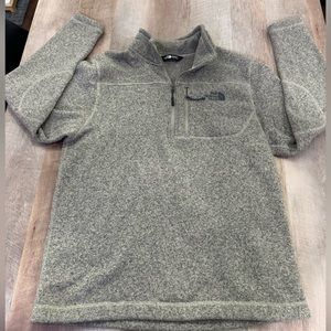 NorthFace Sherpa zip-up pull over jacket